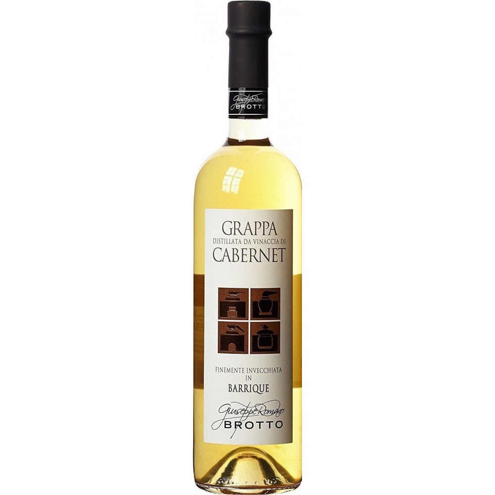 Grappa Brotto Cabernet barricata - bottiglia da cl 70